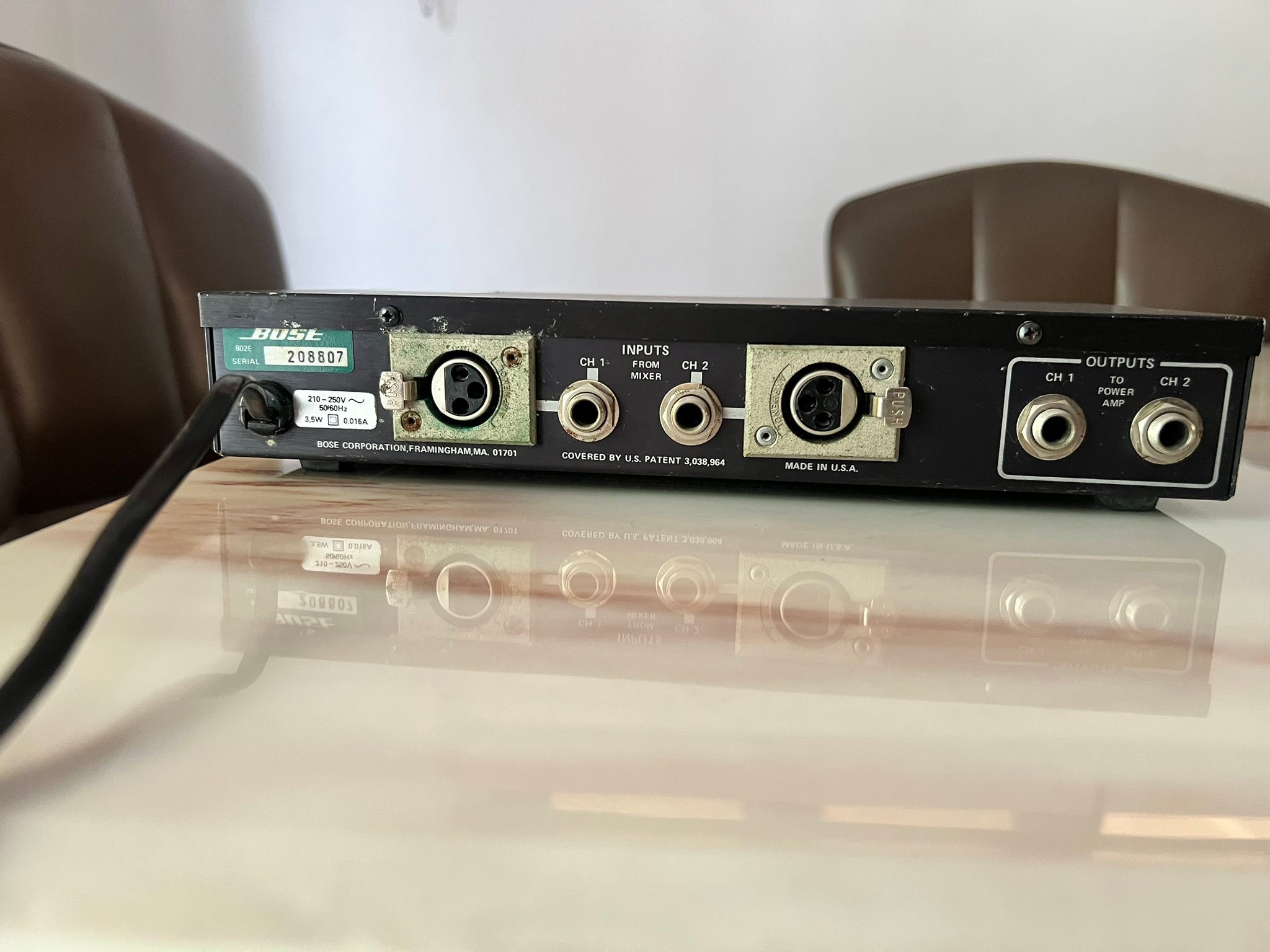 Sold ‼️. ?Bose 802-E ACTIVE EQUALIZER? 210-250v 50-60hz 3.5w 