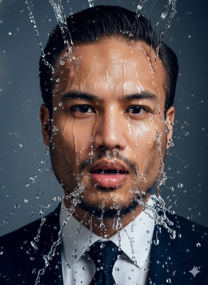 แจก prompt เจนฯ ภาพ | A hyper-realistic close-up portrait of a young ...