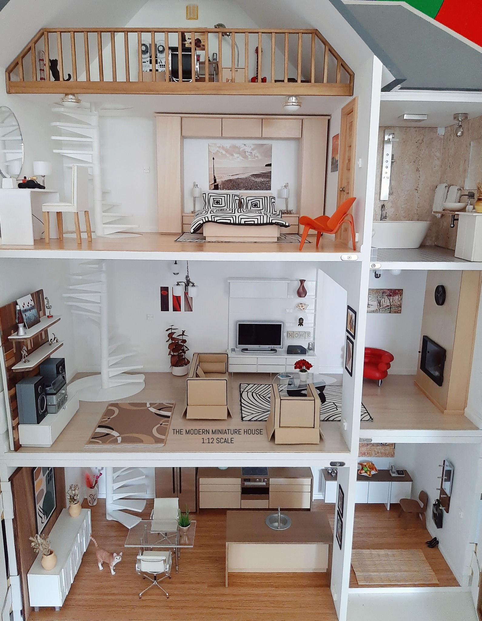 My current interior layout of... - The Modern Miniature House