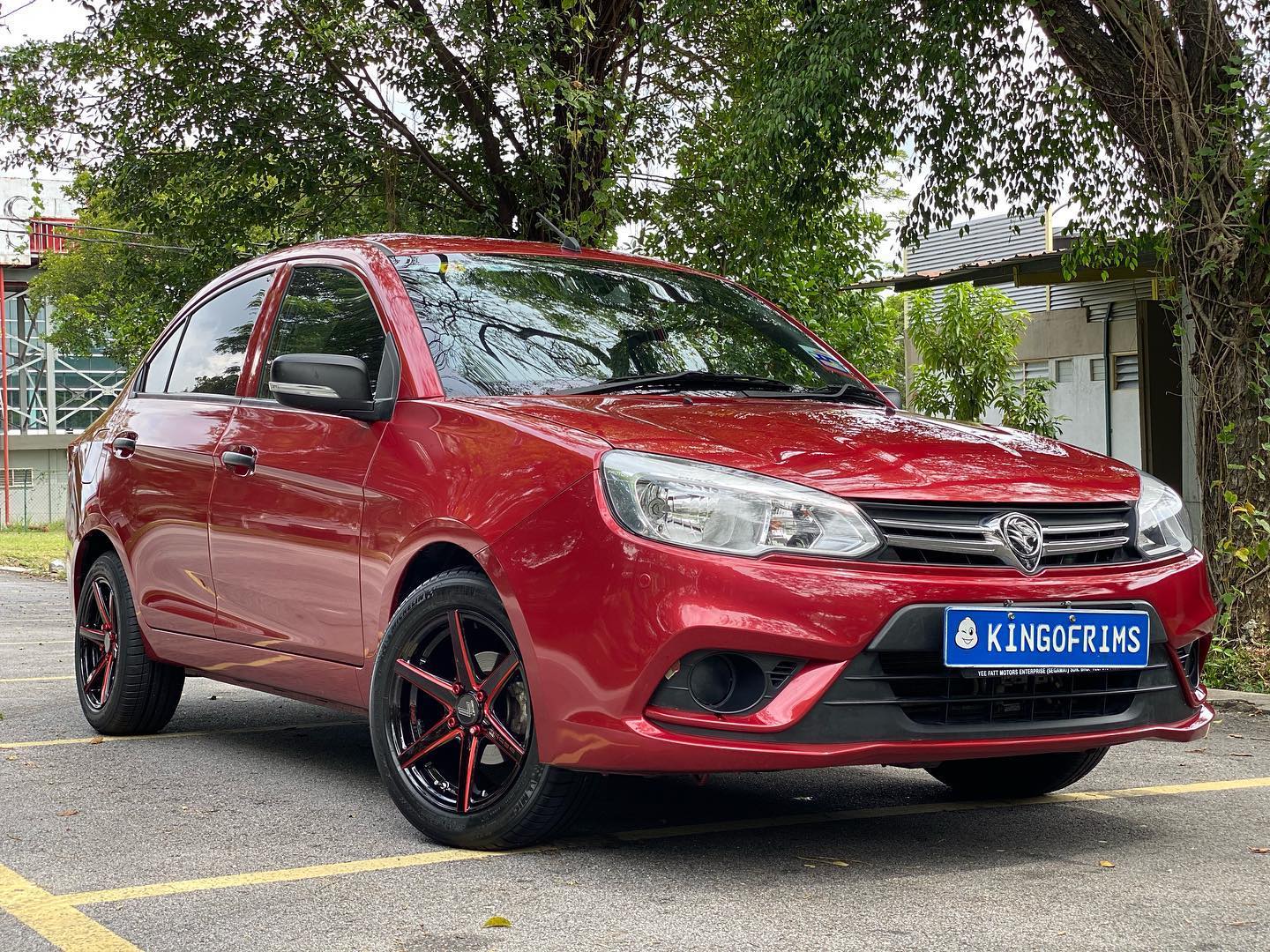 Proton Saga with New 15 inch Lenso... - King of Rims Malaysia | Facebook