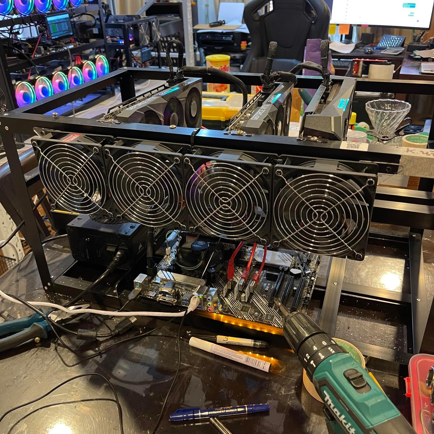 ติดพัดลม 6400rpm... - GPU HUB : Mining Machine ASIC & GPU