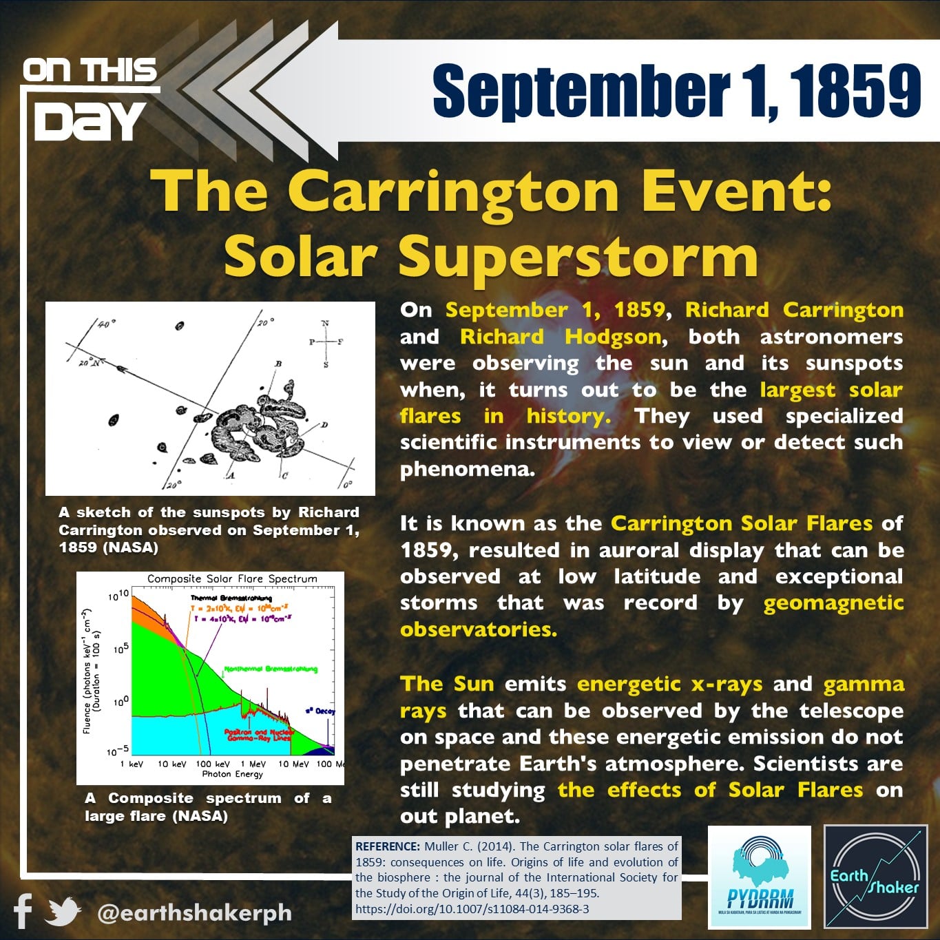 Earth Shaker - #OnThisDay #AstrOTD On this day in 1859,...
