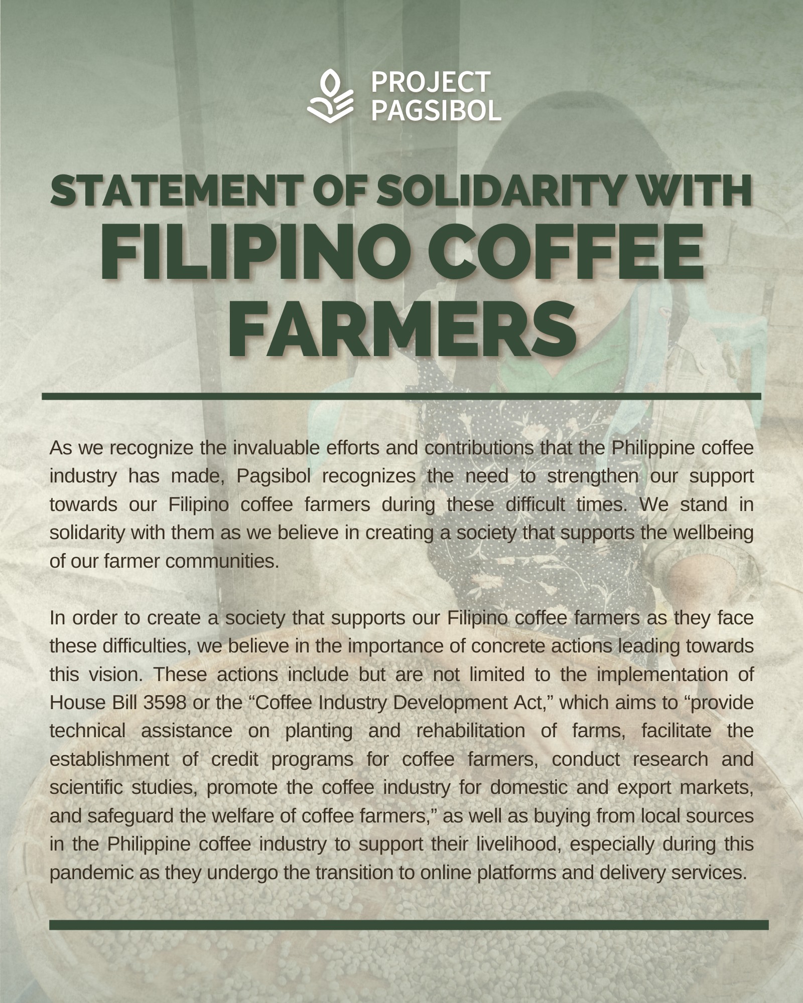 As we recognize the invaluable efforts... - Project Pagsibol