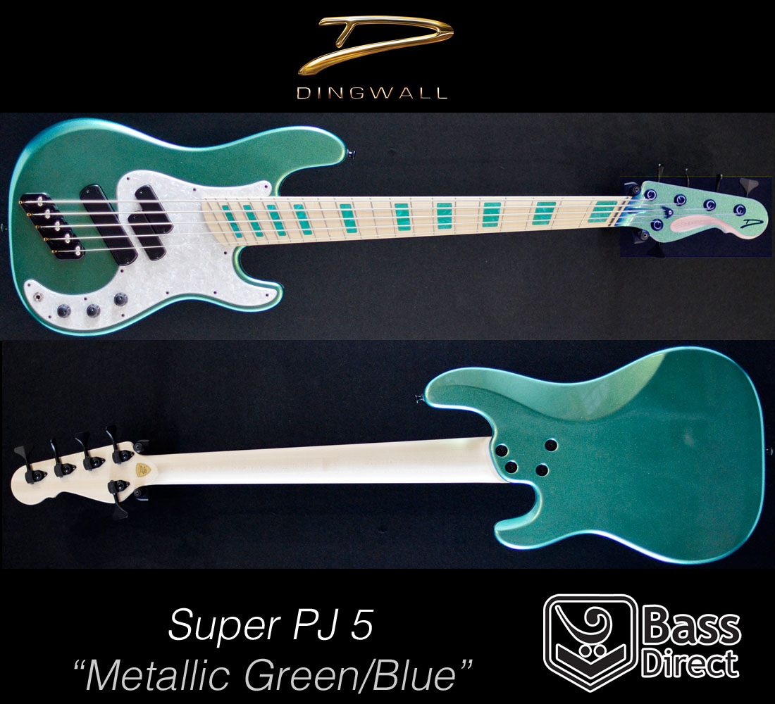 Another gorgeous Dingwall in today, a hand built Super PJ5 in