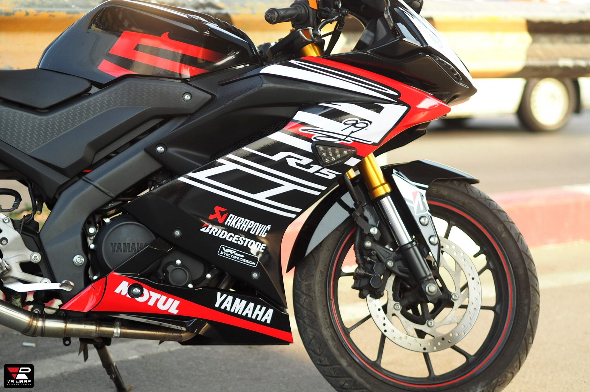 VR Wrap - YAMAHA R15 99 Jorge Lorenzo Concept - ออกแบบและติดตั้ง ...