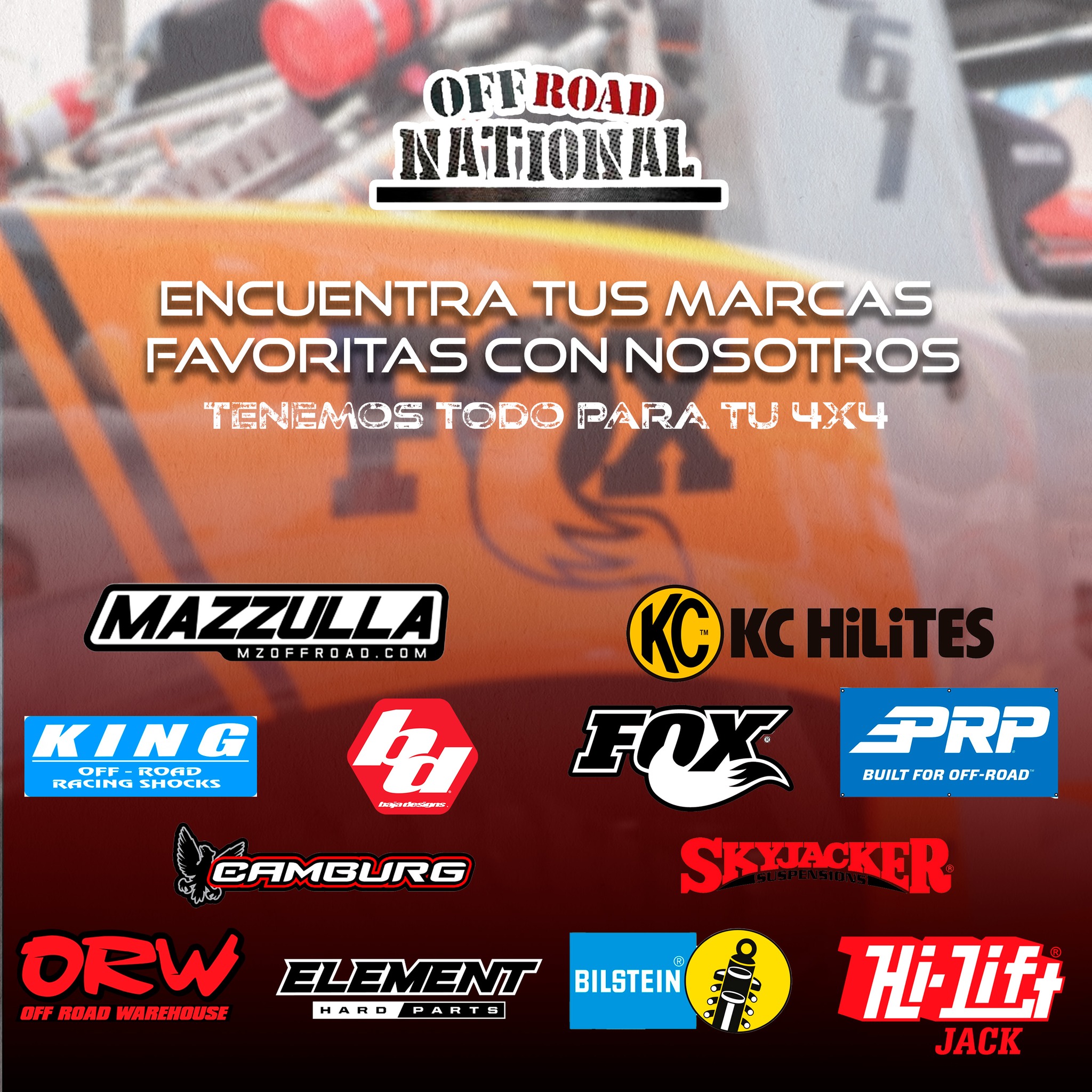 Off - En Off Road National tenemos las marcas favoritas para tu 4x4 😉 🚙 ...