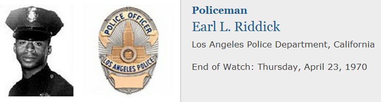 Today we remember Policeman... - LAPD Communications Division | Facebook