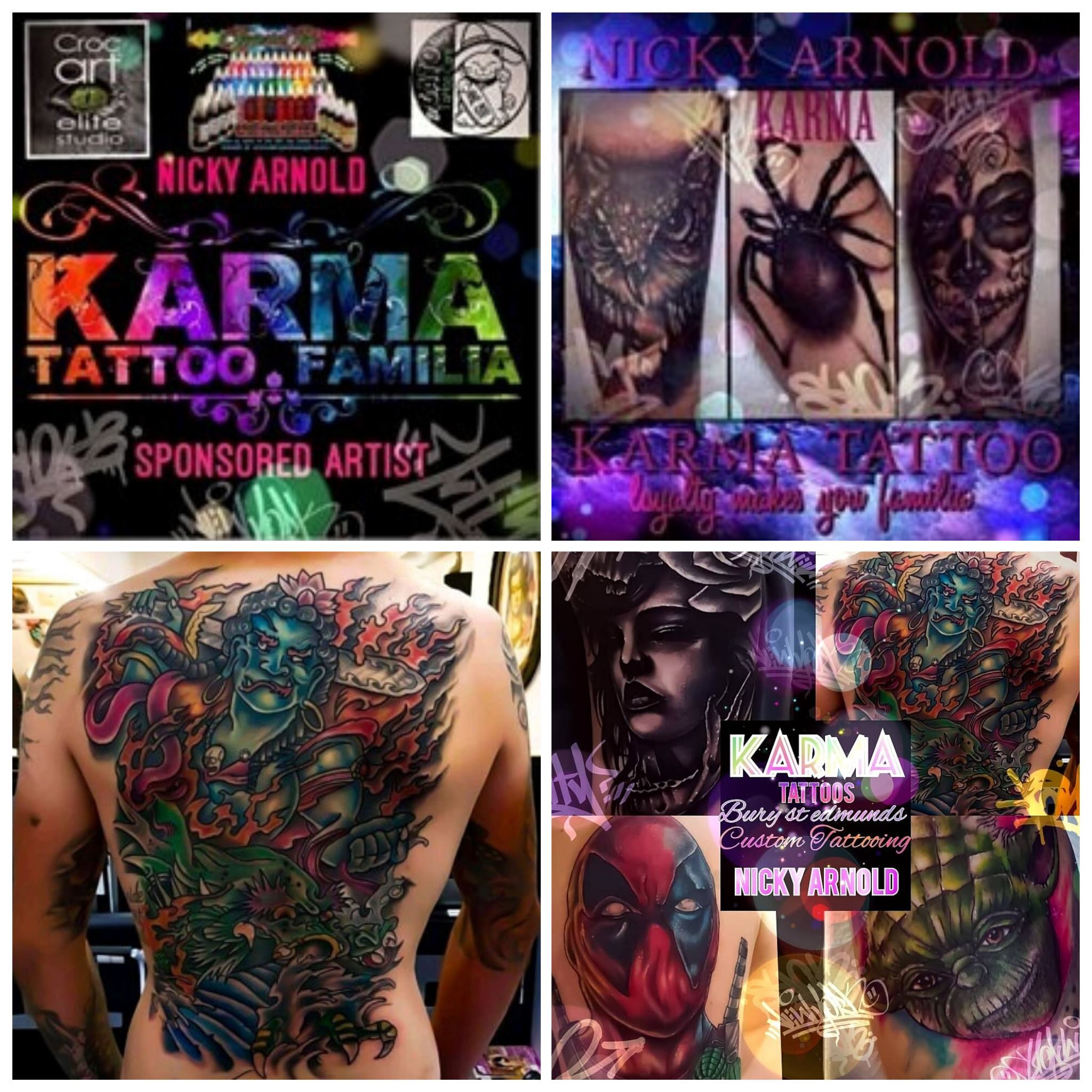 Nicky Arnold Tattoos Instead Of Arnold Schwarzenegger And Ronnie
