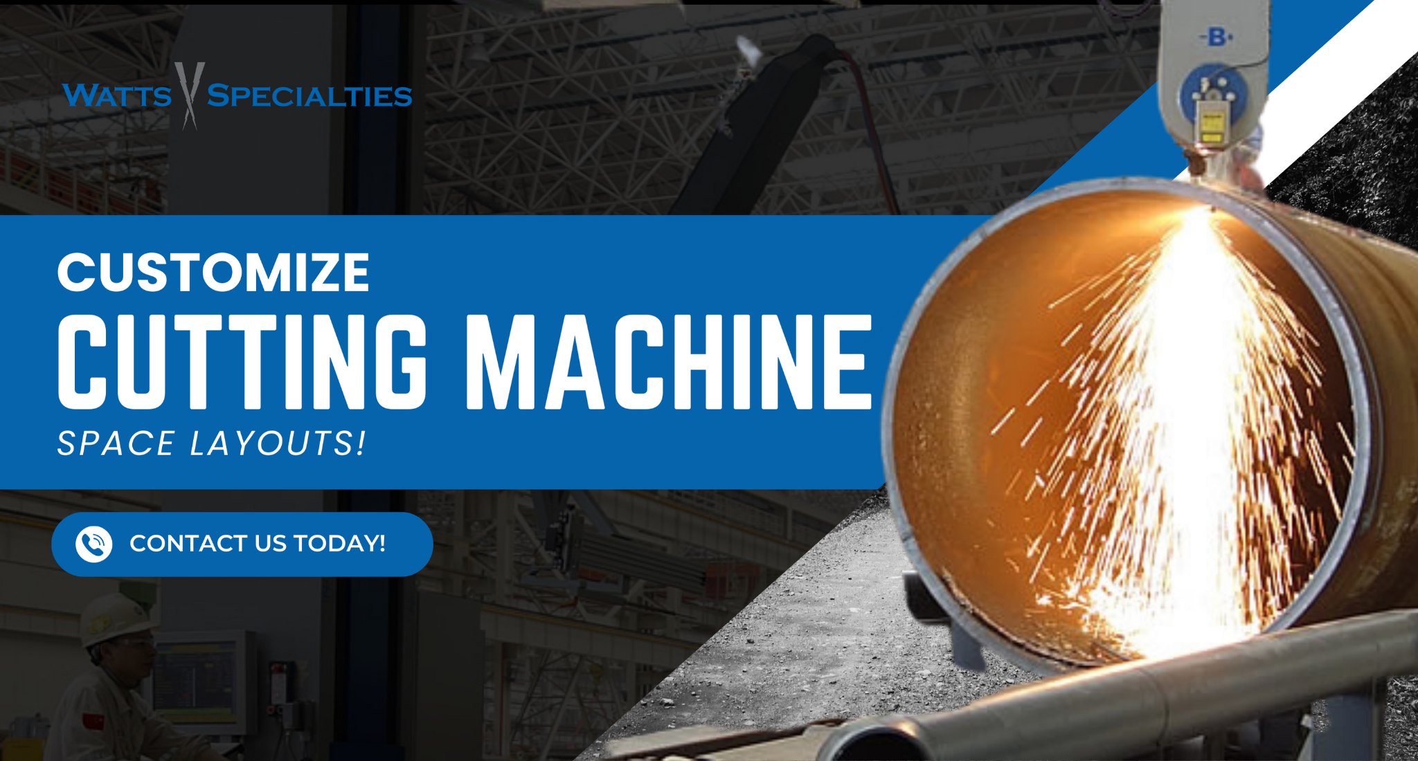 Watts Pipe Cutting Machine