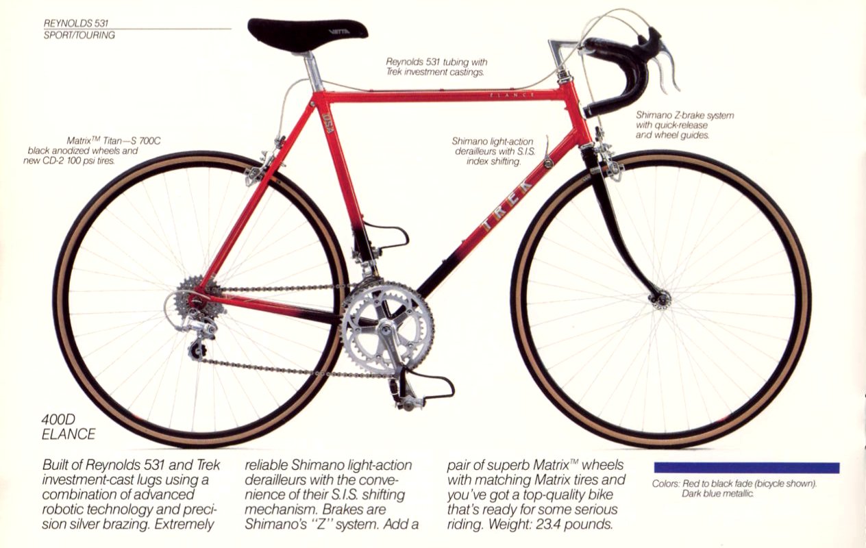 Bici Da Strada D'epoca Trek 600 1986 - Telaio 57cm Acciaio Reynolds 531, 12v, Made In USA - Foto 2
