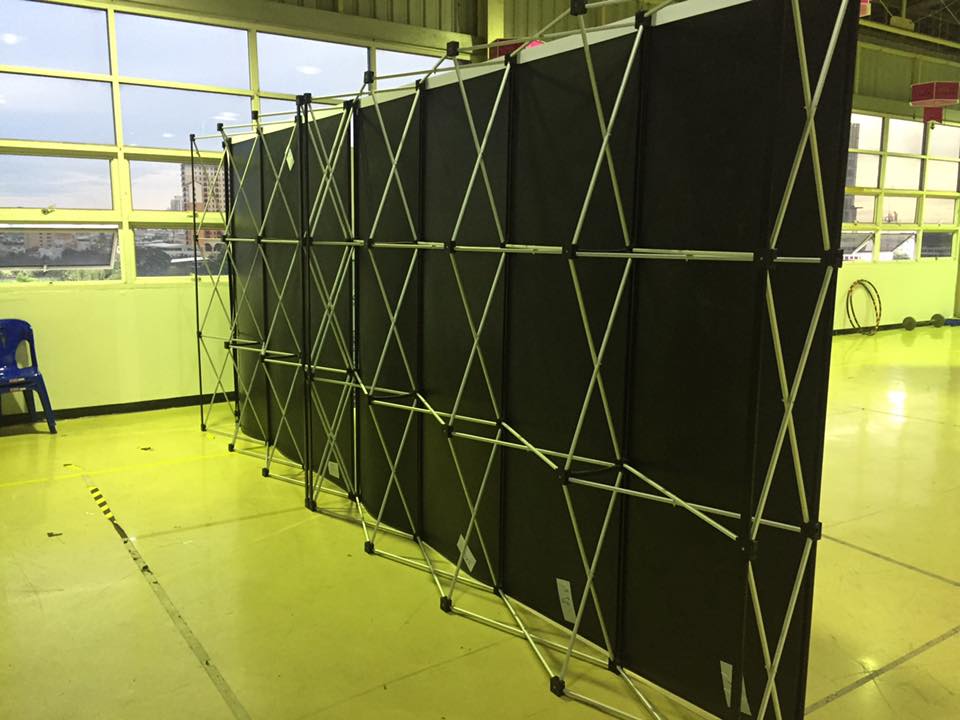Backdrop Pull-Frame ขนาด 525x230cm. จำนวน 2 ชุด ใหญ่ที่สุด!! ตั้งแต่เคย ...
