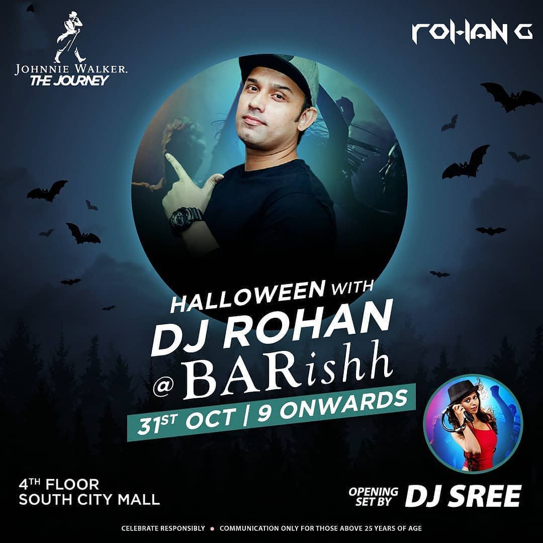 South City Mall - Barishh Get the spooky groove on with DJ Rohan at ...