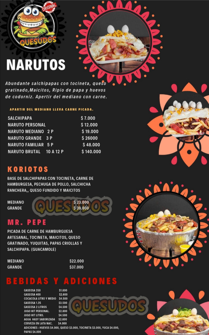 Quesudos - 🍔🧀🧀Que esperas para pedir tu Hamburgesa Quesuda.🤤😋 *Pan ...