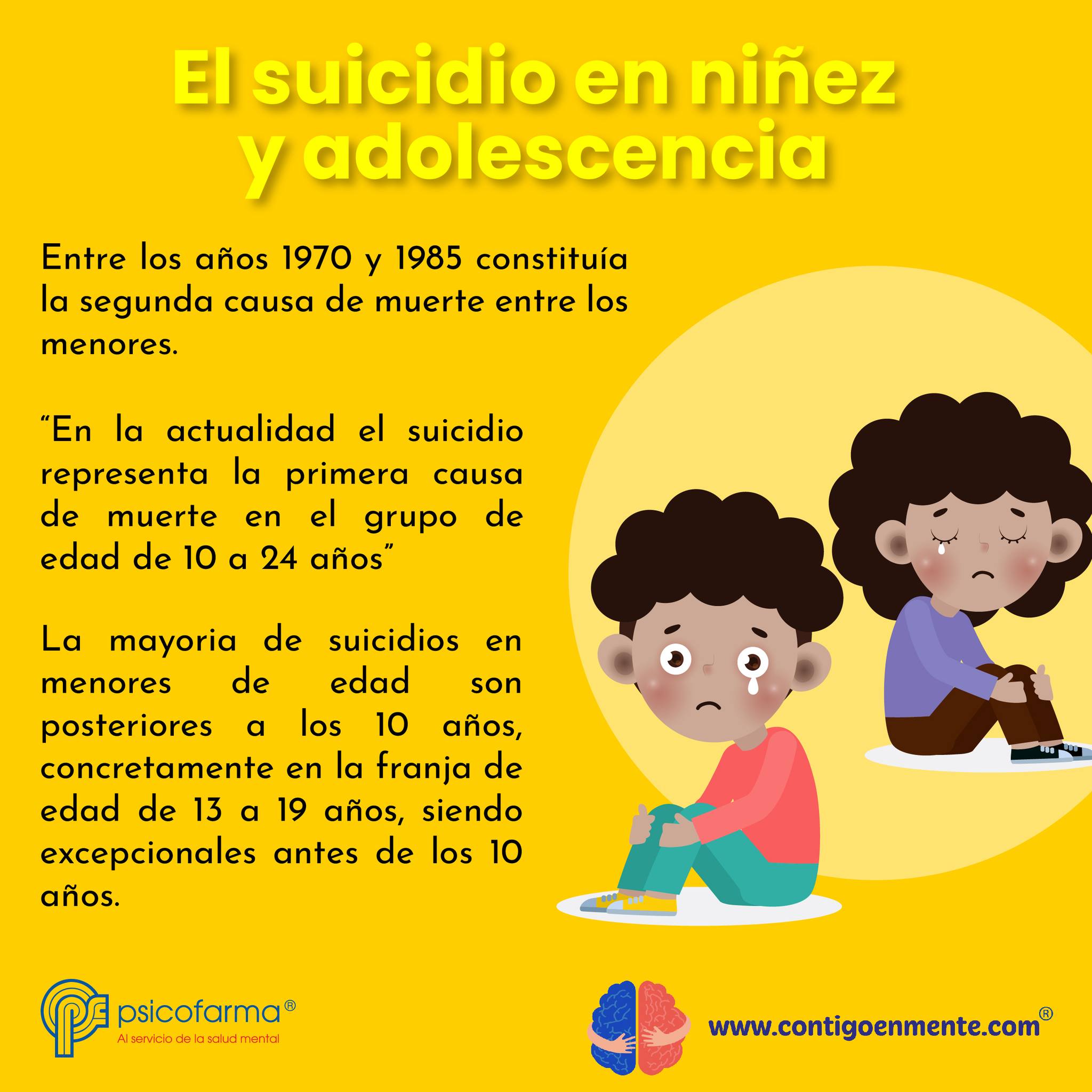 Psicofarma - El suicidio infanto-juvenil es un problema... | Facebook