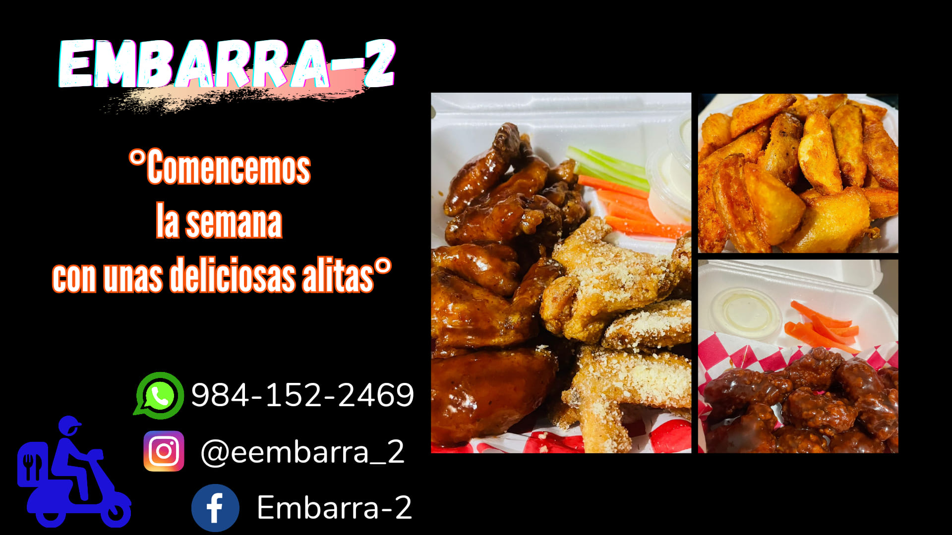 Embarra-2 - Las alitas de embarra-2 te esperan para...