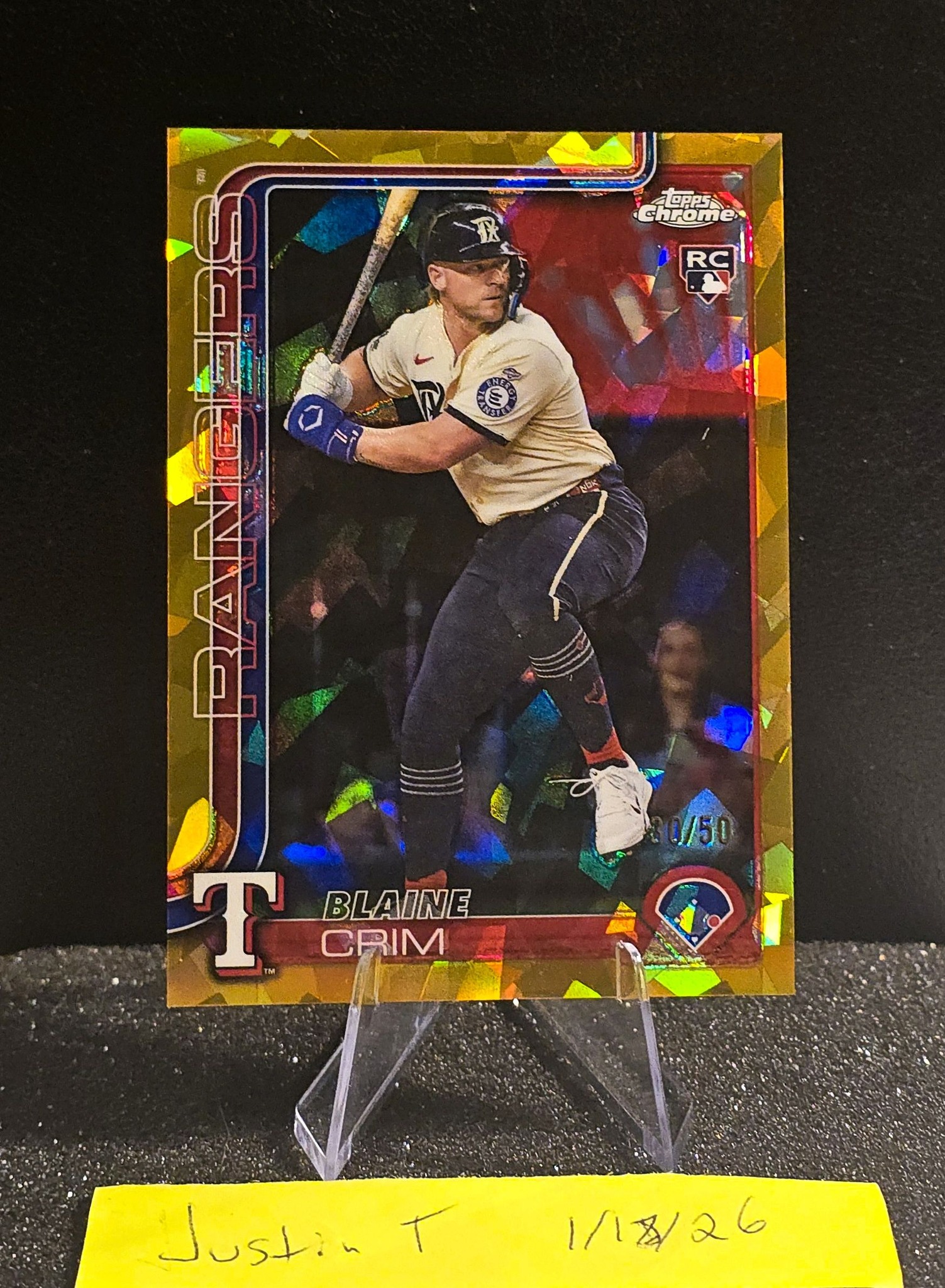 $99,999-2009-10 Topps Chrome Gold RC /50