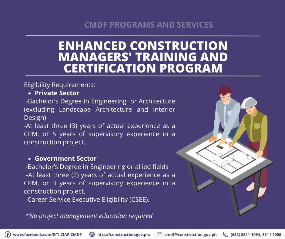 Construction - 𝗘𝗡𝗛𝗔𝗡𝗖𝗘𝗗 𝗖𝗢𝗡𝗦𝗧𝗥𝗨𝗖𝗧𝗜𝗢𝗡 𝗠𝗔𝗡𝗔𝗚𝗘𝗥𝗦' 𝗧𝗥𝗔𝗜𝗡𝗜𝗡𝗚 𝗔𝗡𝗗 ...
