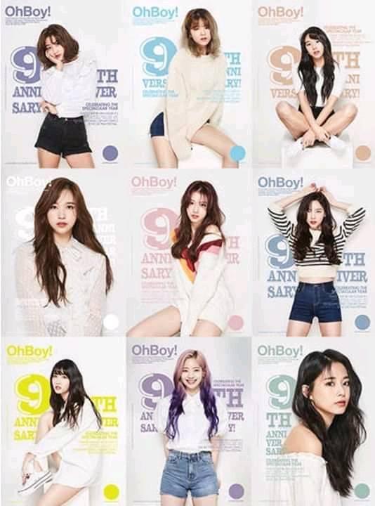 ONCE - Twice individual cover of Oh boy magazine😍 ~SweetChae