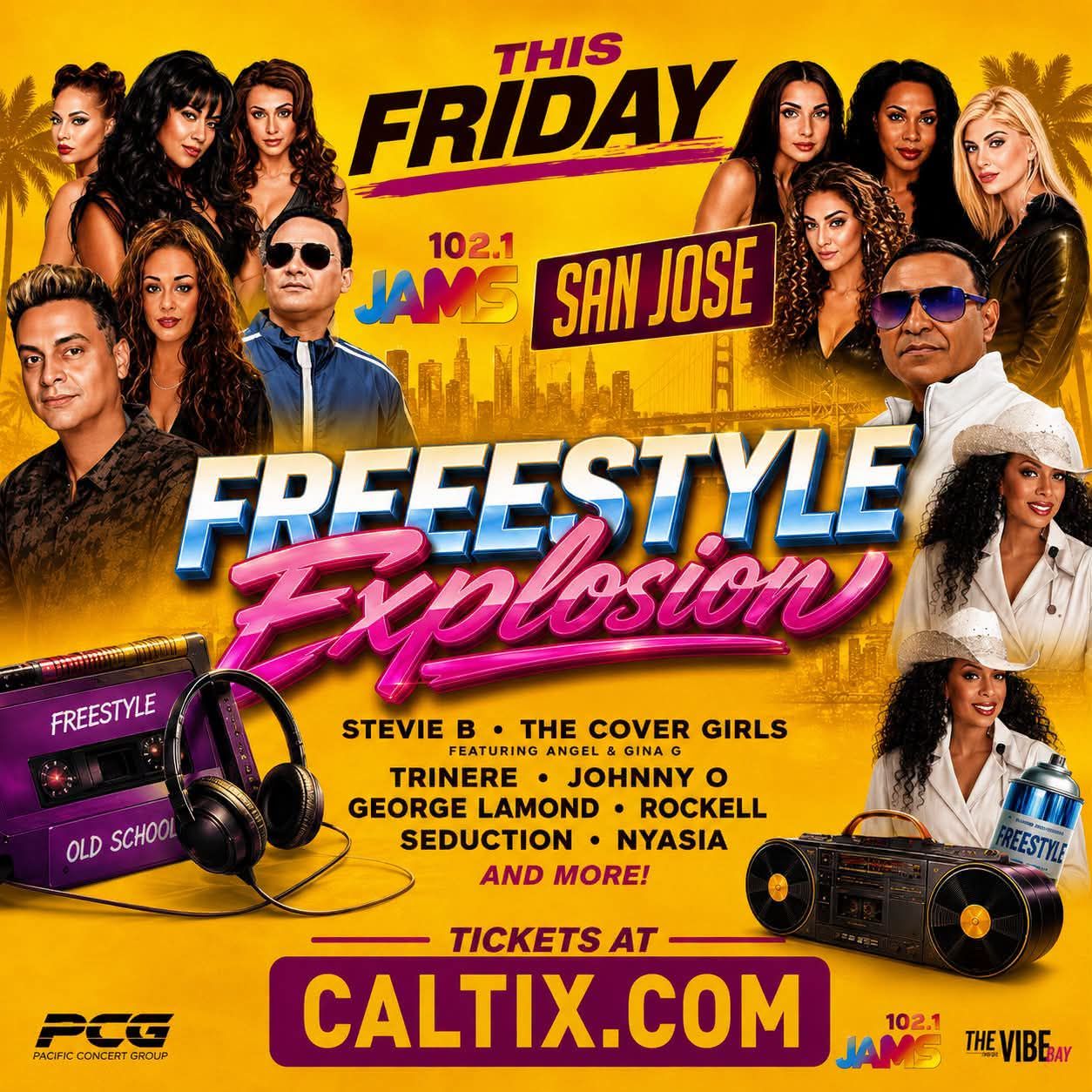 🔥 SAN JOSE… THIS FRIDAY!! 🔥 BAY AREA FREESTYLE FANS… ARE YOU