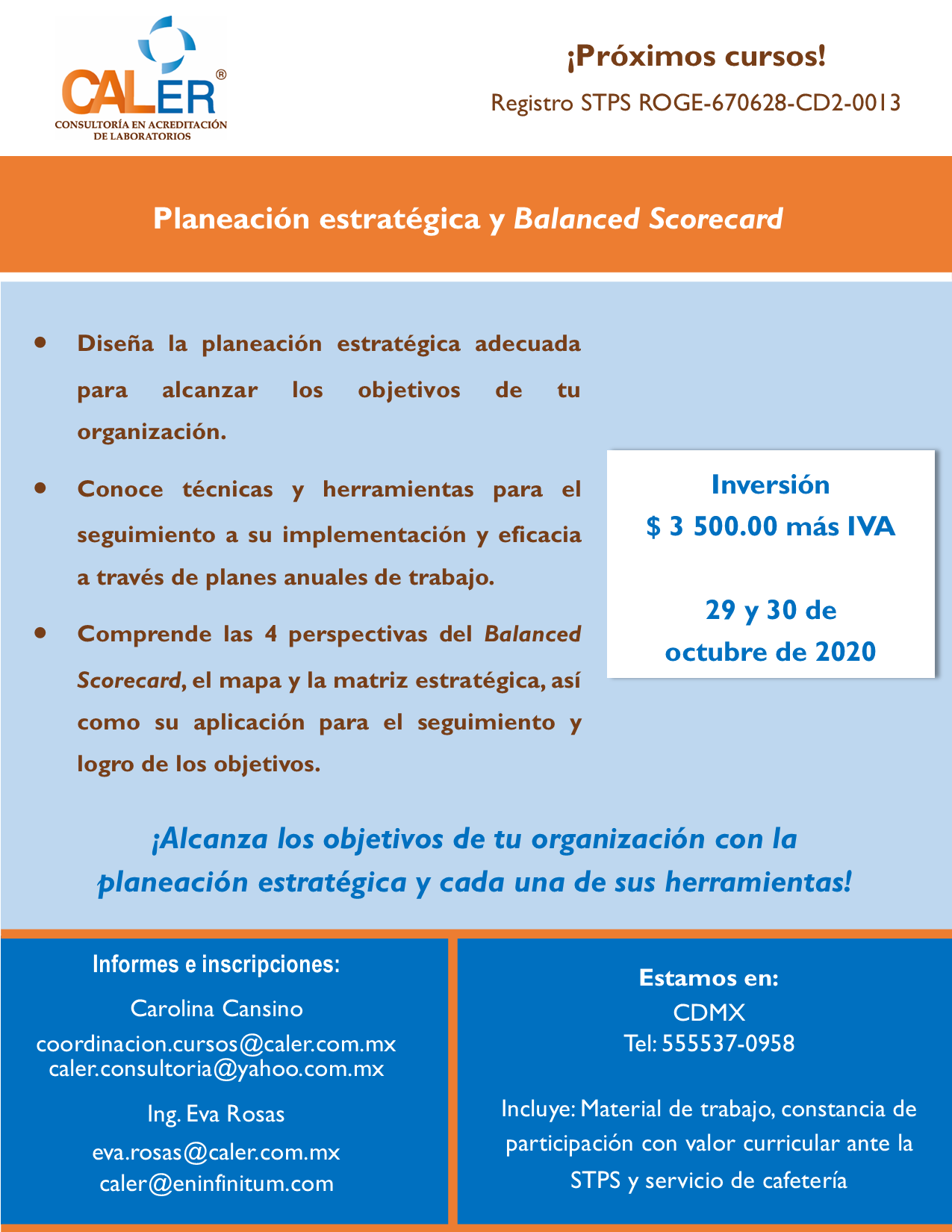 Caler - ¡Conoce la importancia de la planeación...