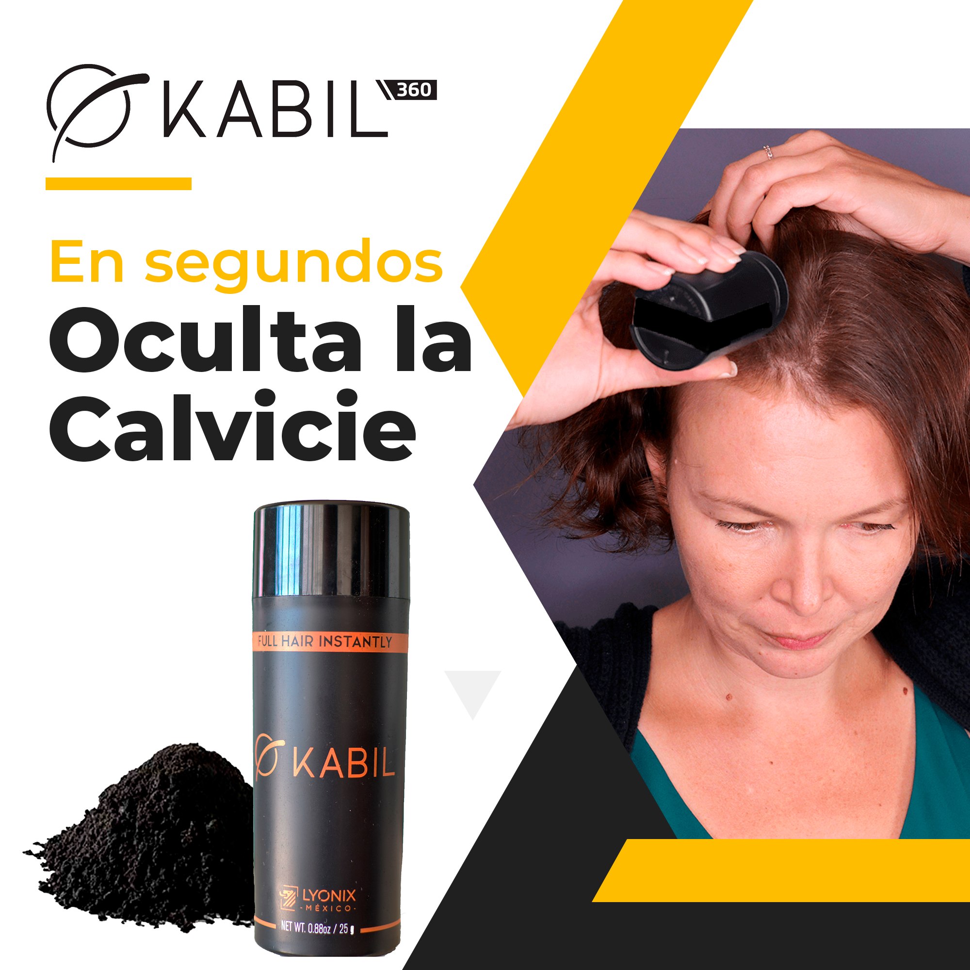 Kabil Mexico - 🌟🕶️ ¡Kabil: Oculta la Calvicie en Segundos!...