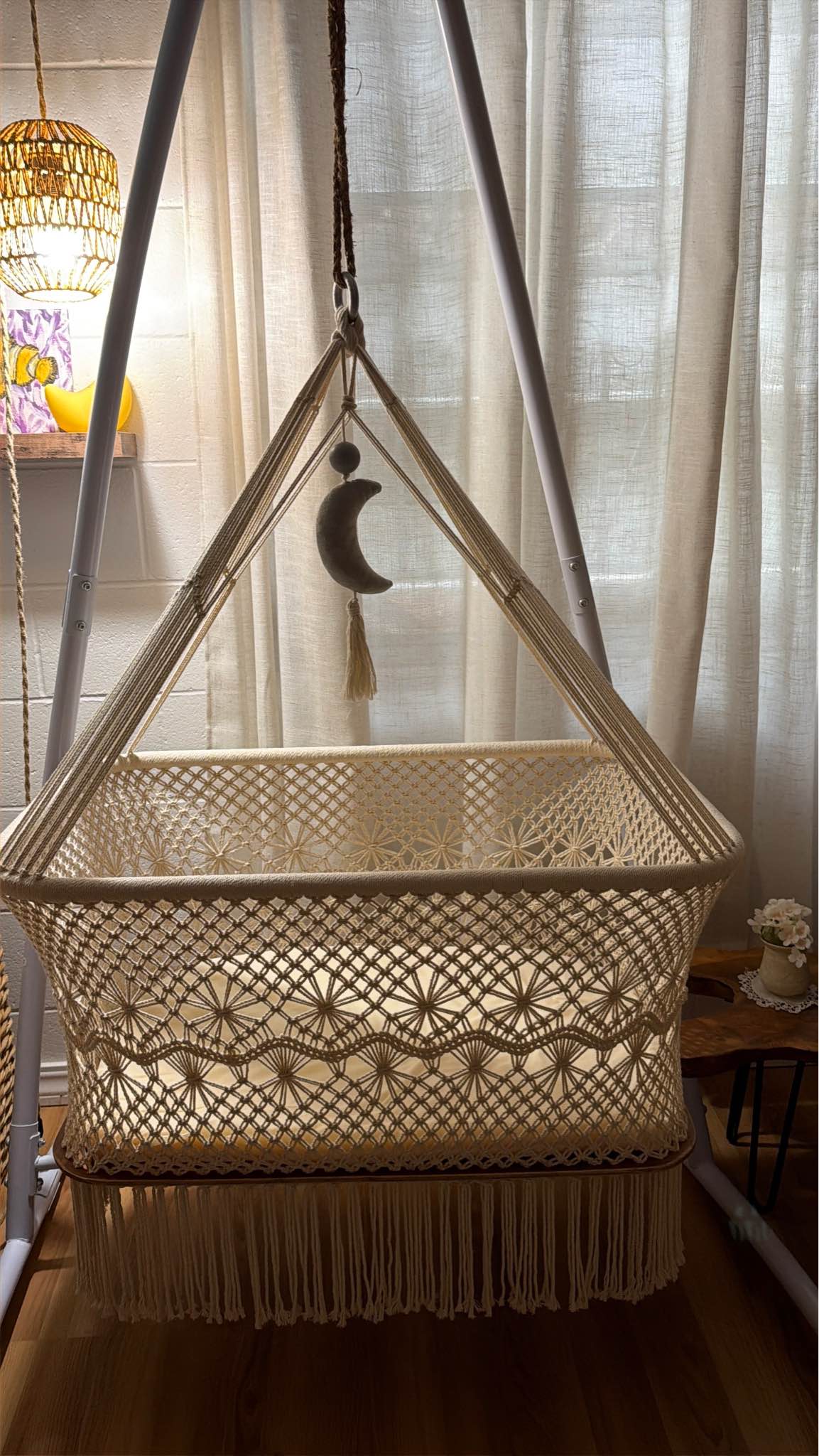 Macrame hanging bassinet - Bassinets & Cradles - Waimalu, Hawaii ...