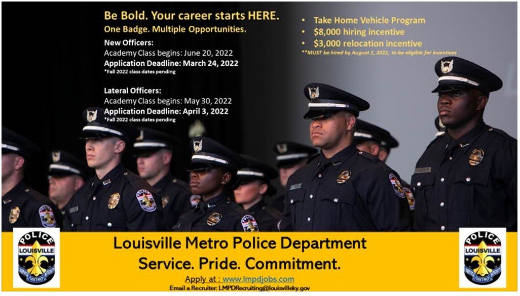 Louisville Metro Police Department Ranks Personalized Louisville