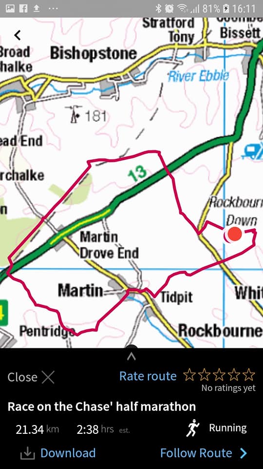 The NAM - The half marathon course follows a similar route...