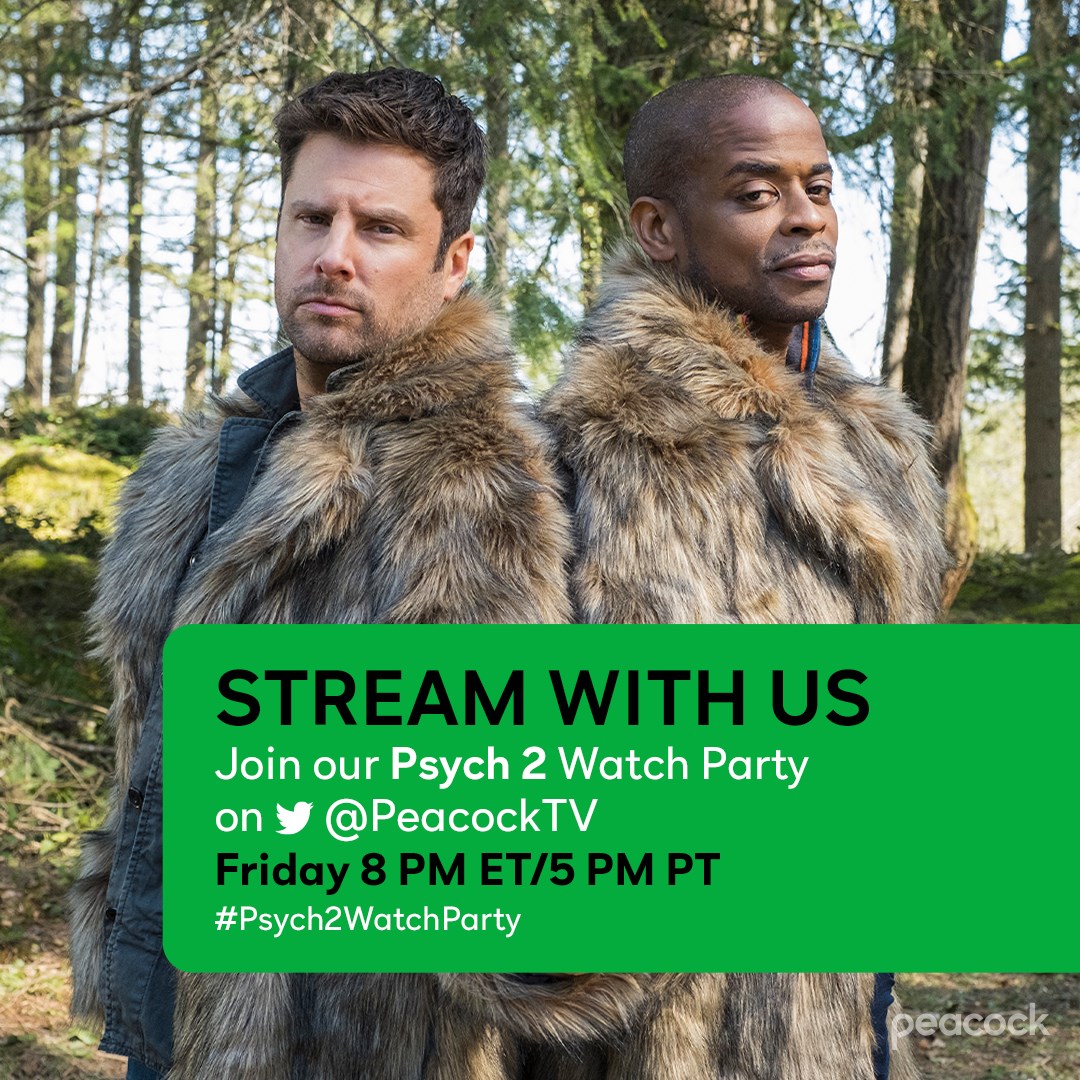 Peacock TV - 🔮 We're having a vision. All the Psych-Os and...