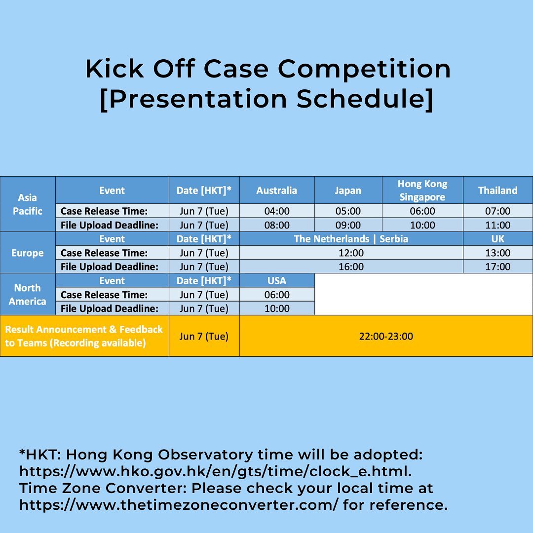 [Reminder –... - HKUST International Case Competition