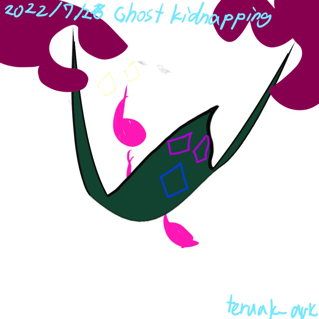2022.7.28 Ghost kidnapping/幽霊誘拐... - Teruak neoteny Art