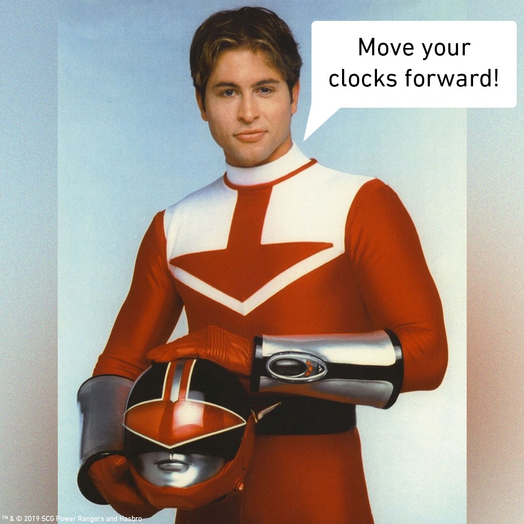 Power Rangers - ⚡⏰ A friendly reminder from Wes, your Time... | Facebook