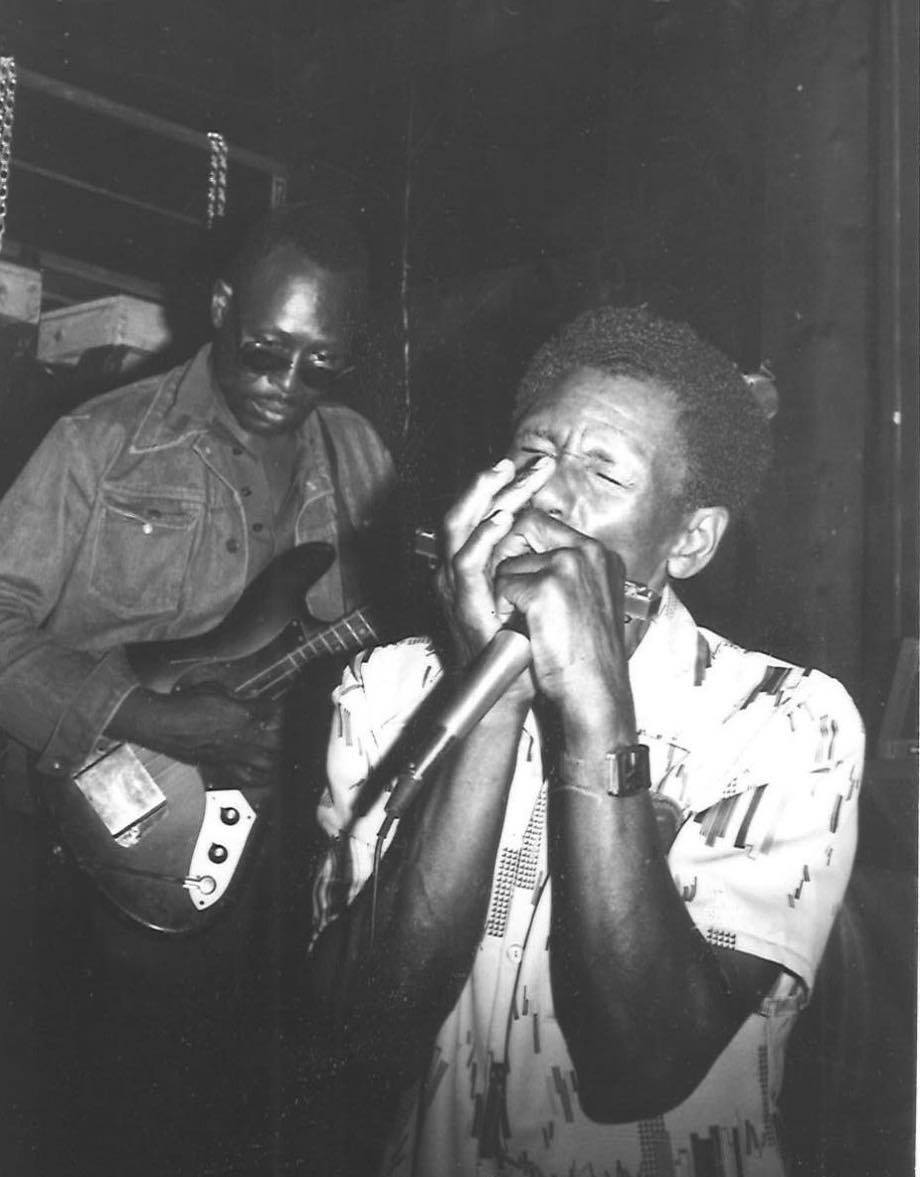 Jimmie Lee Robinson & Little Willie Anderson! Photo by Jim O'Neal