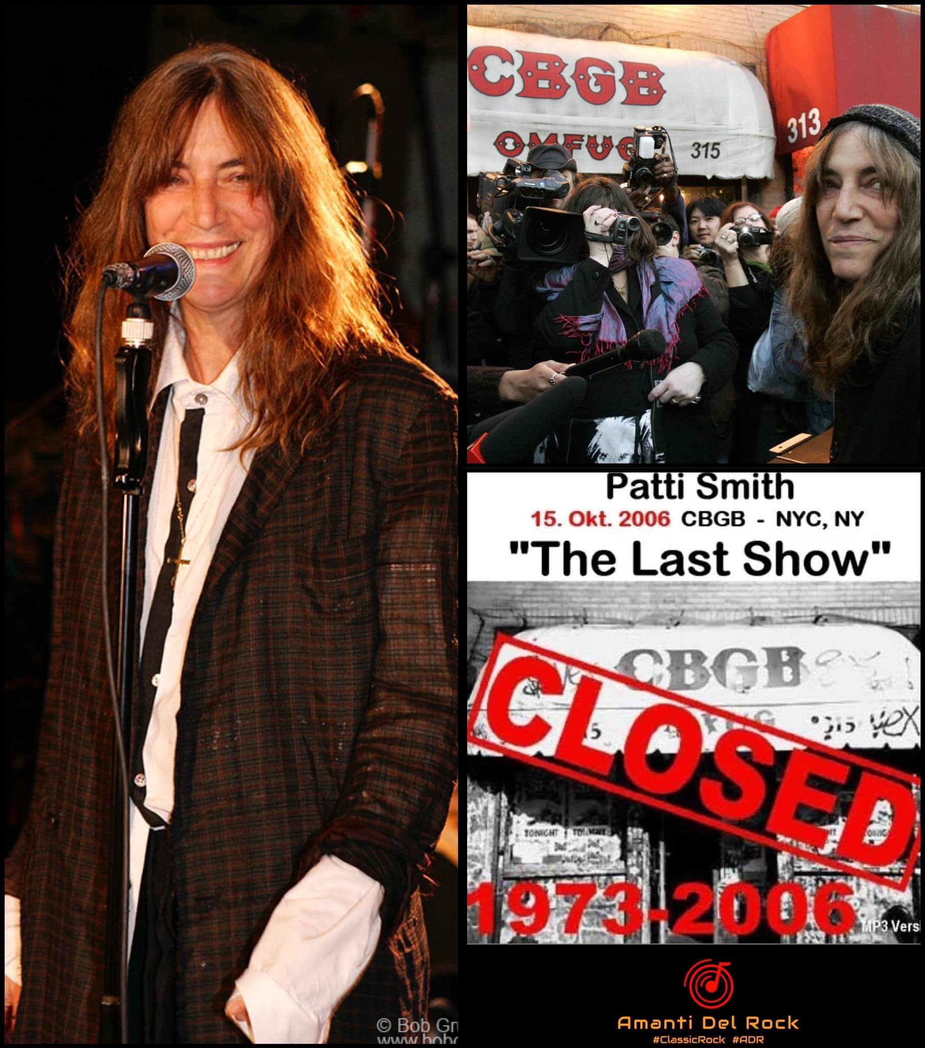 Today 18 years ago! Patti Smith, with Flea on bass, performs on