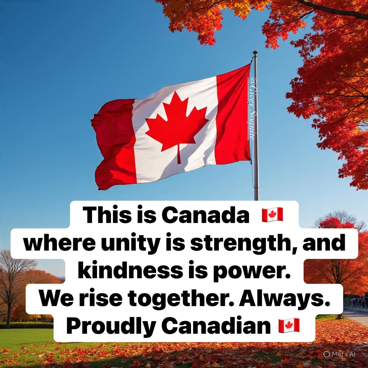 Givey - ‼️ This is Canada 🇨🇦 where unity is strength, and kindness is ...