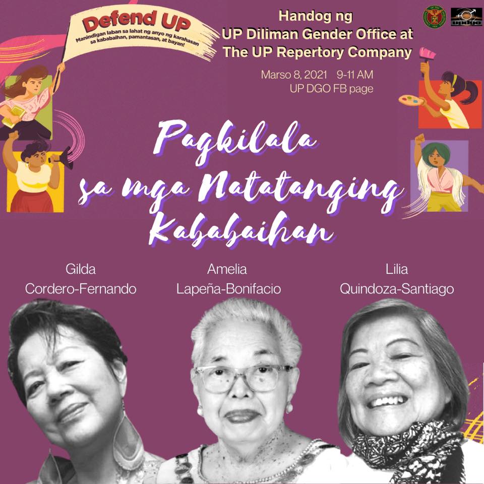 Pagkilala sa mga Natatanging... - UP Diliman Gender Office | Facebook