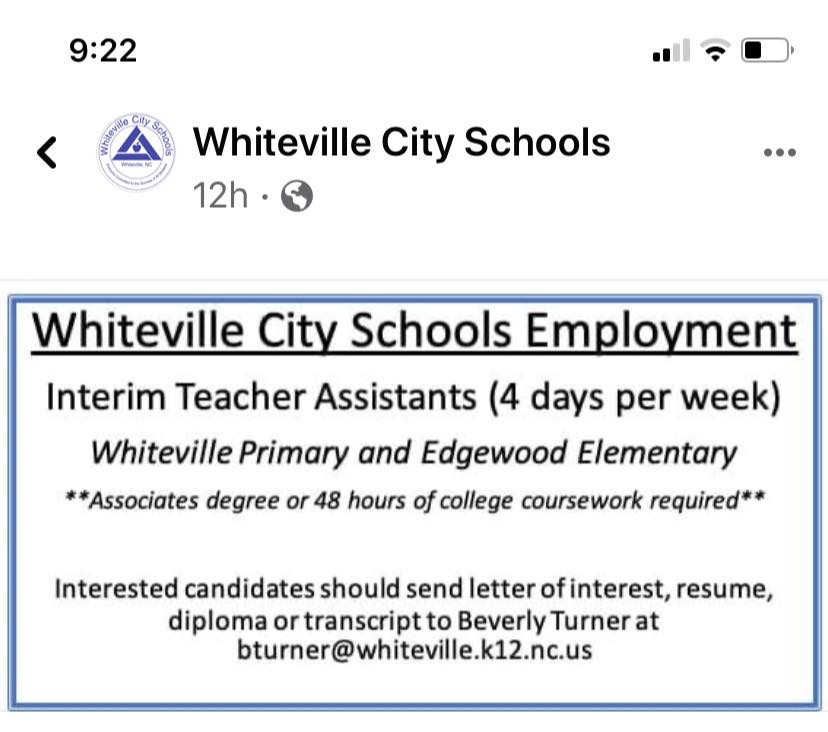 Early Childhood Education Department at SCC | Whiteville NC