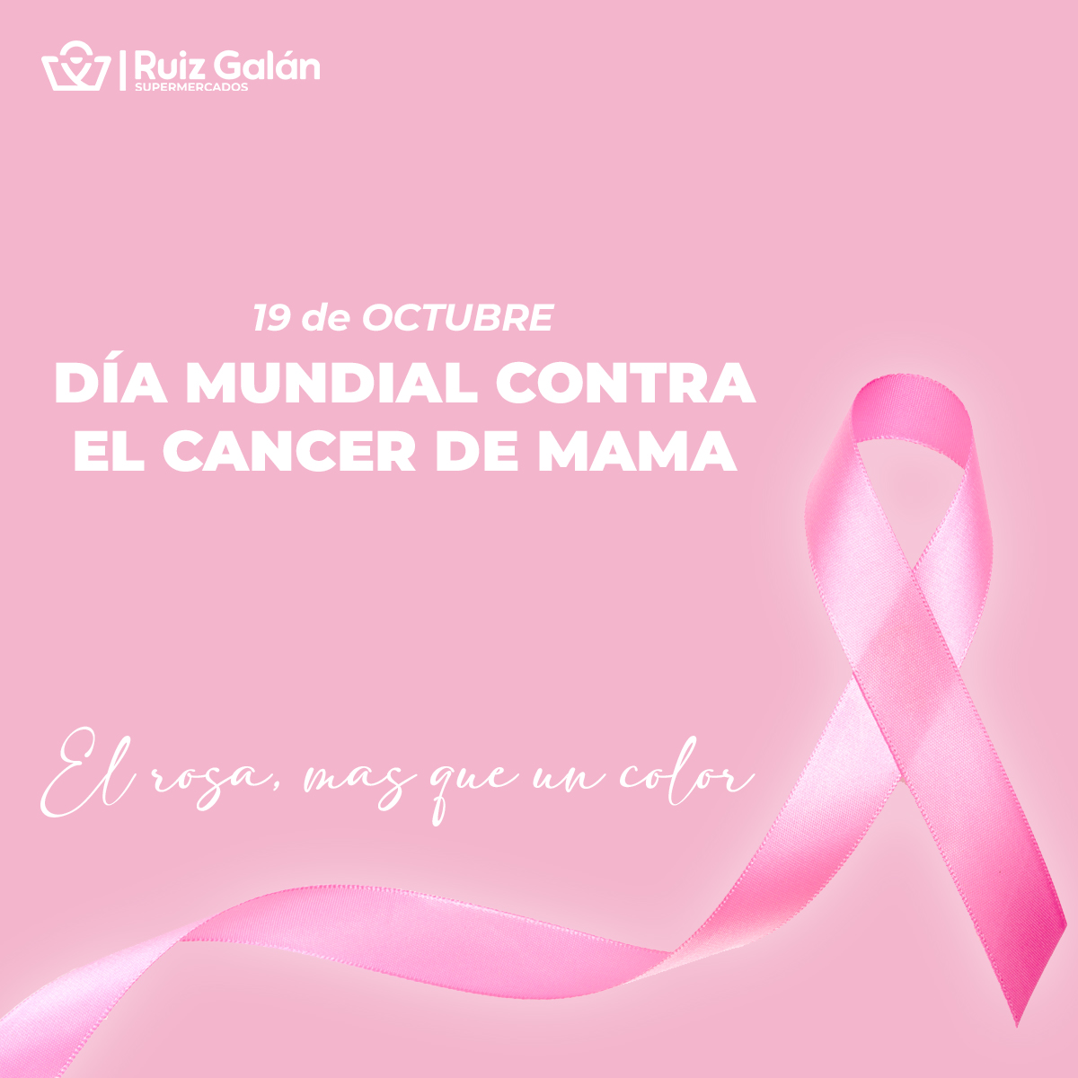 El rosa, más que un color 💪 ... - Supermercados Ruiz Galán