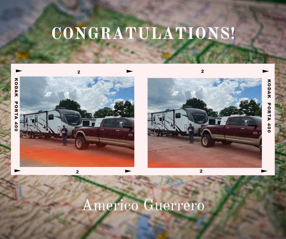Congratulations Americo Guerrero! We... - Terry Vaughn RVs