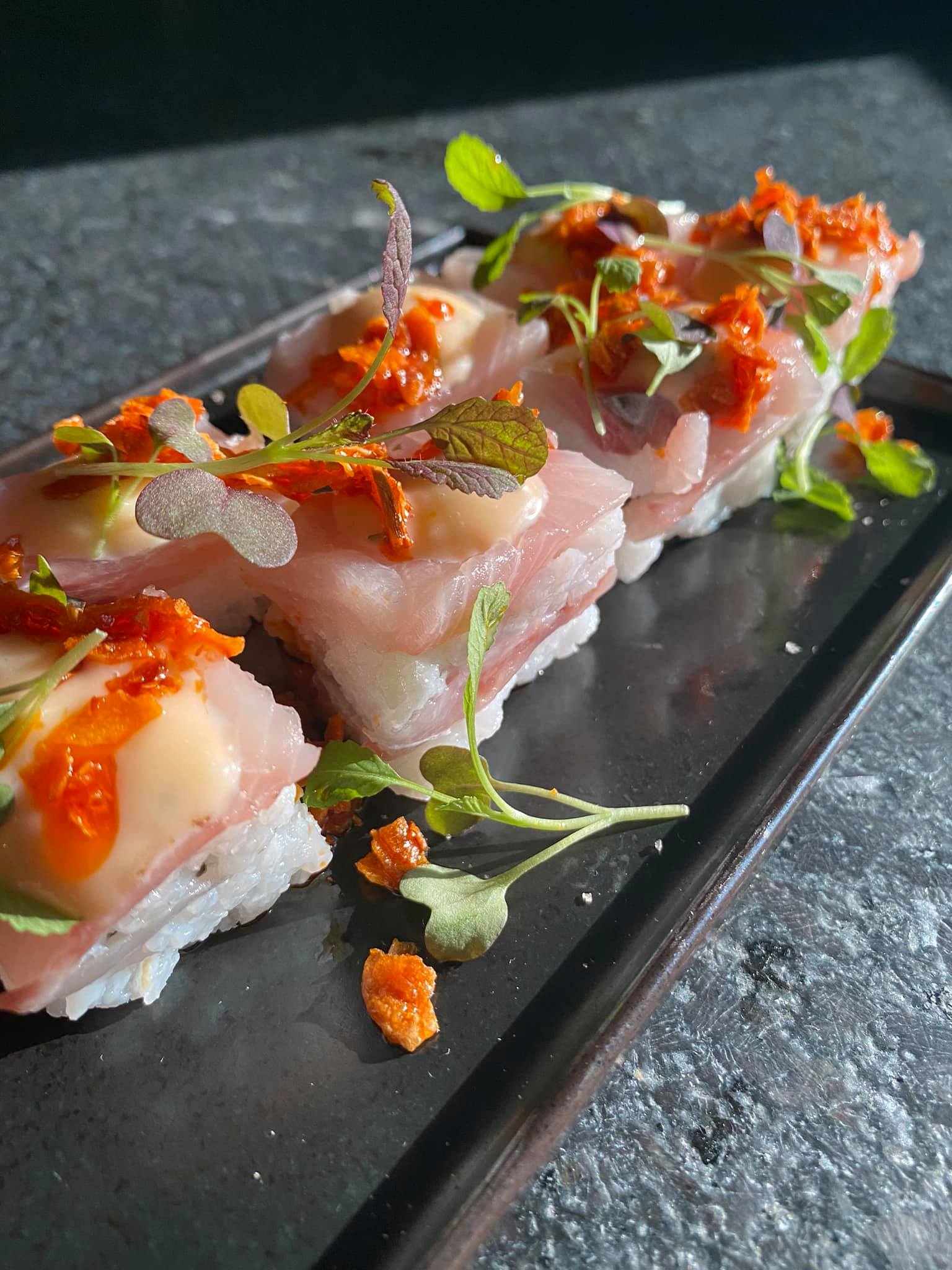 Modita - A classic from our menu: Hamachi sushi. Using our... | Facebook