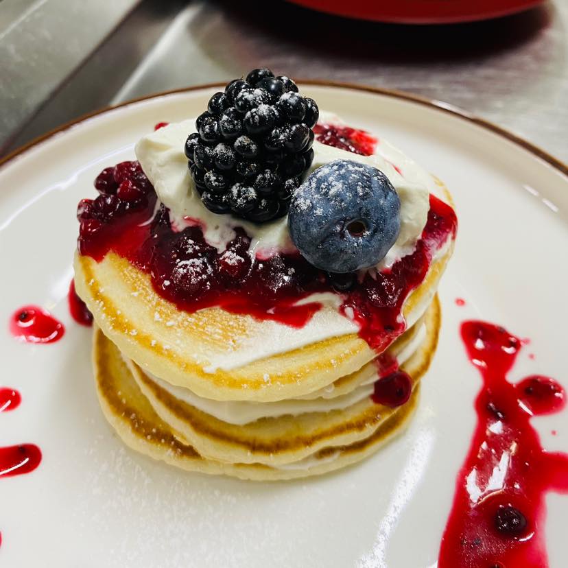 New menu is coming🤗😍 Pancake with... - SLADE Food and Garden