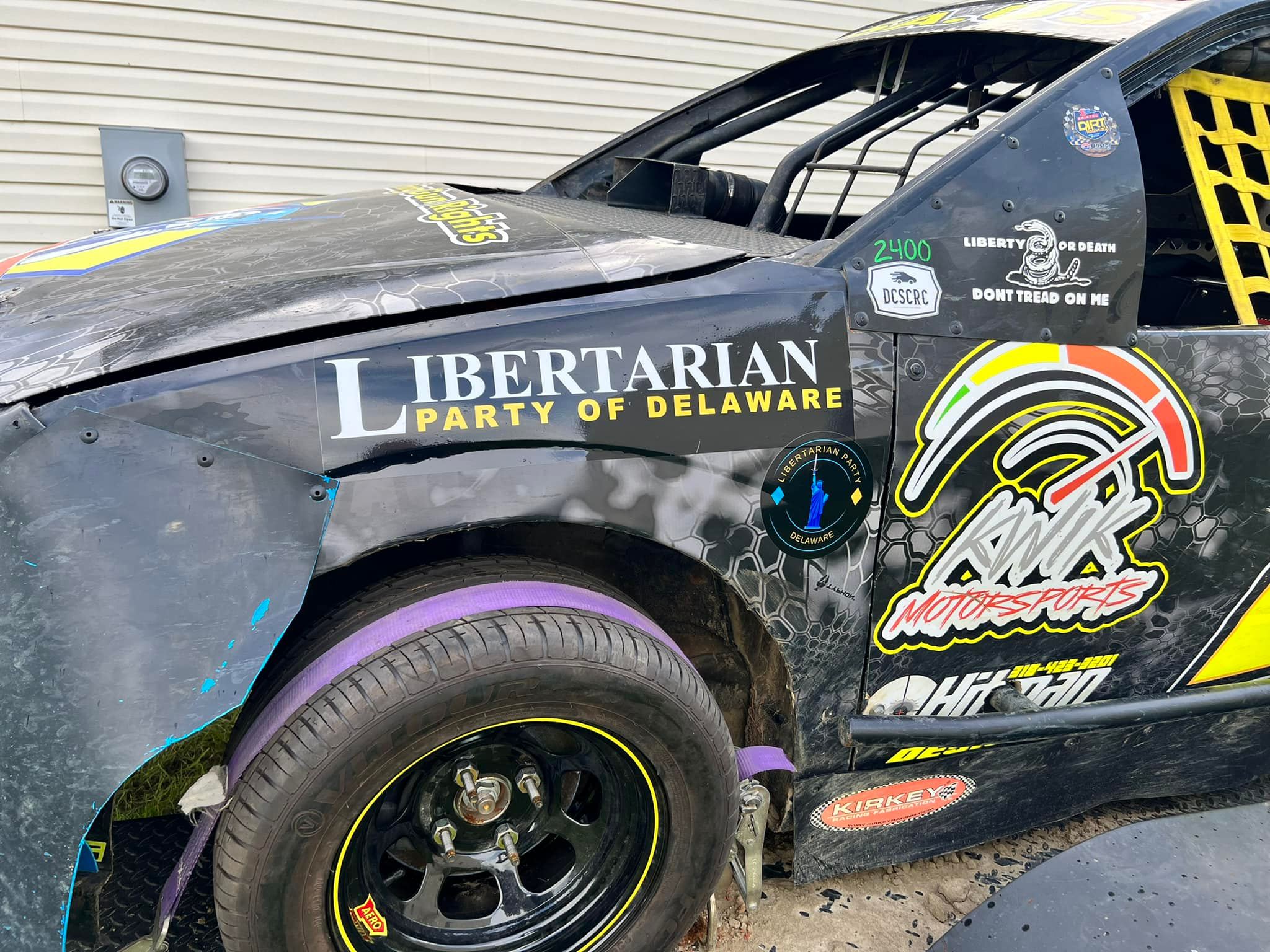 Sneak peek at the new sponsor, on track... - KWIK Motorsports