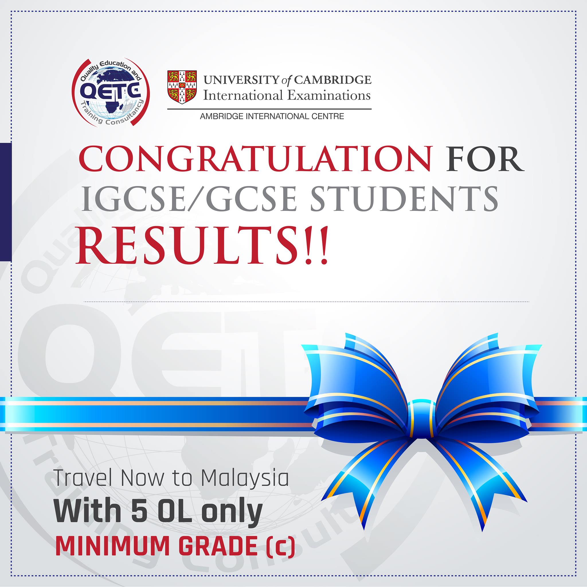 Congratulations to all IGCSE / GCSE... - QETC Middle East | Facebook
