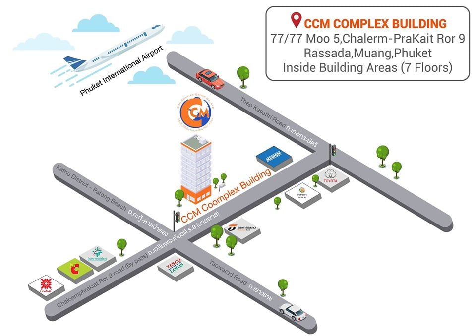 แผนที่อาคาร CCM... - Office for Rent สำนักงานให้เช่า Phuket | Facebook