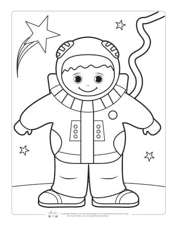 Itsy Bitsy Fun - 10 FREE Space Coloring Pages for Kids...