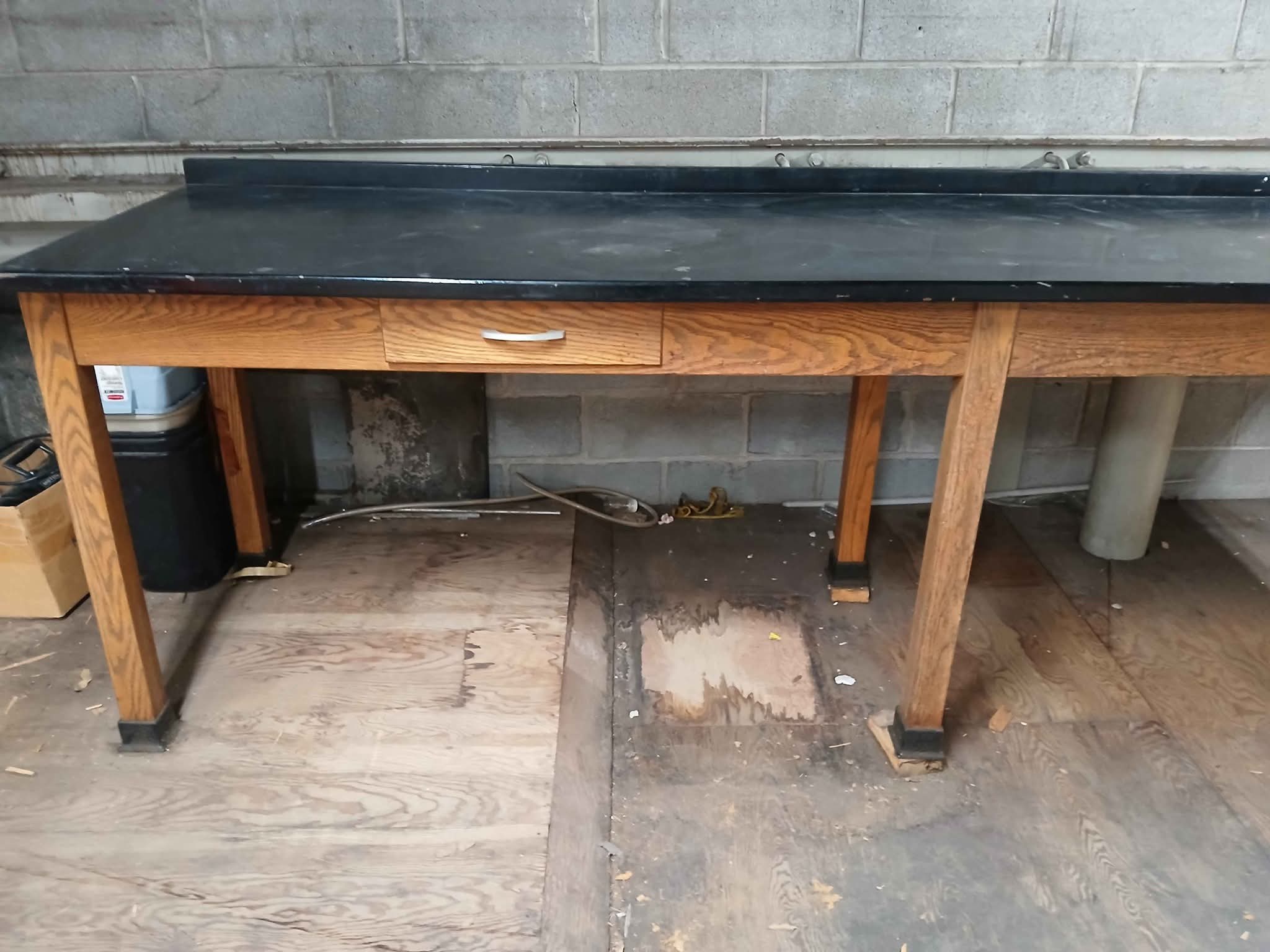 Laboratory table with soapstone counters - Outdoor Tables - East ...