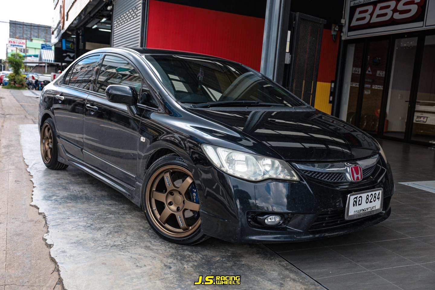 Honda Civic FD ล้อชุดใหม่ >> TE37 งาน Promax 17x8.5 >> ยาง Dayton DT30 ...