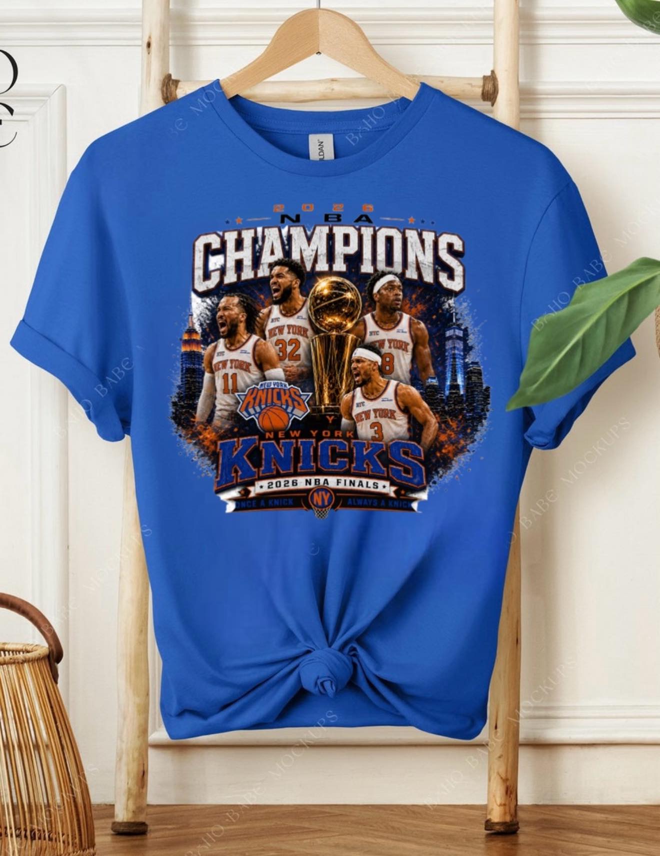 Knicks x Verdy 2026 NBA Championship t-shirt now available