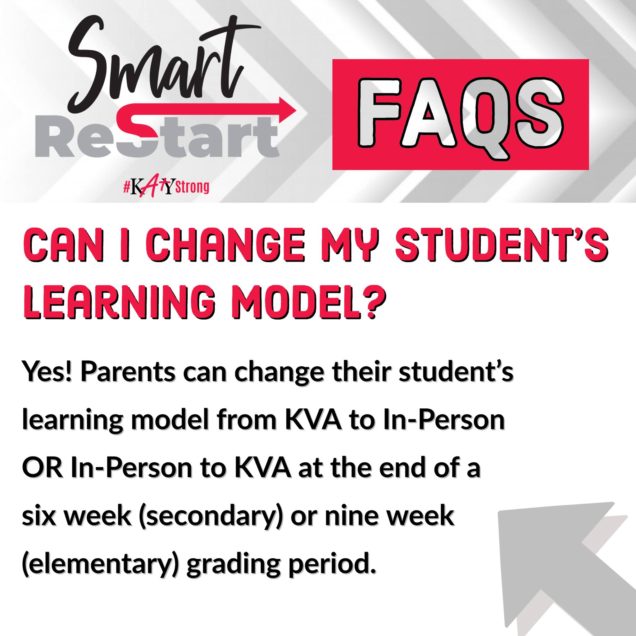 Katy ISD - KVA FAQ: Can I change my student's learning... | Facebook