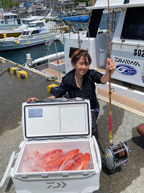 番匠高宮丸様より、釣果のご報告をいただきました。 5/28 金目鯛GET